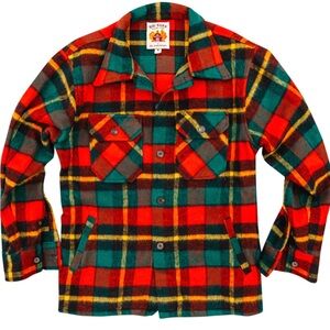Kiel James Patrick Men’s Barn Jacket - Red, Green, Yellow